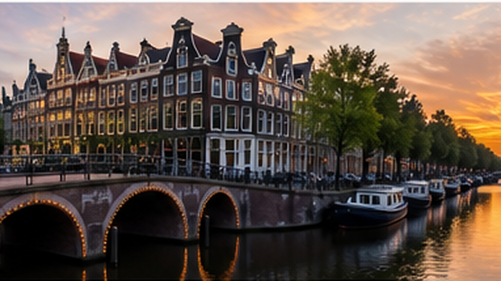 Amsterdam canal houses
