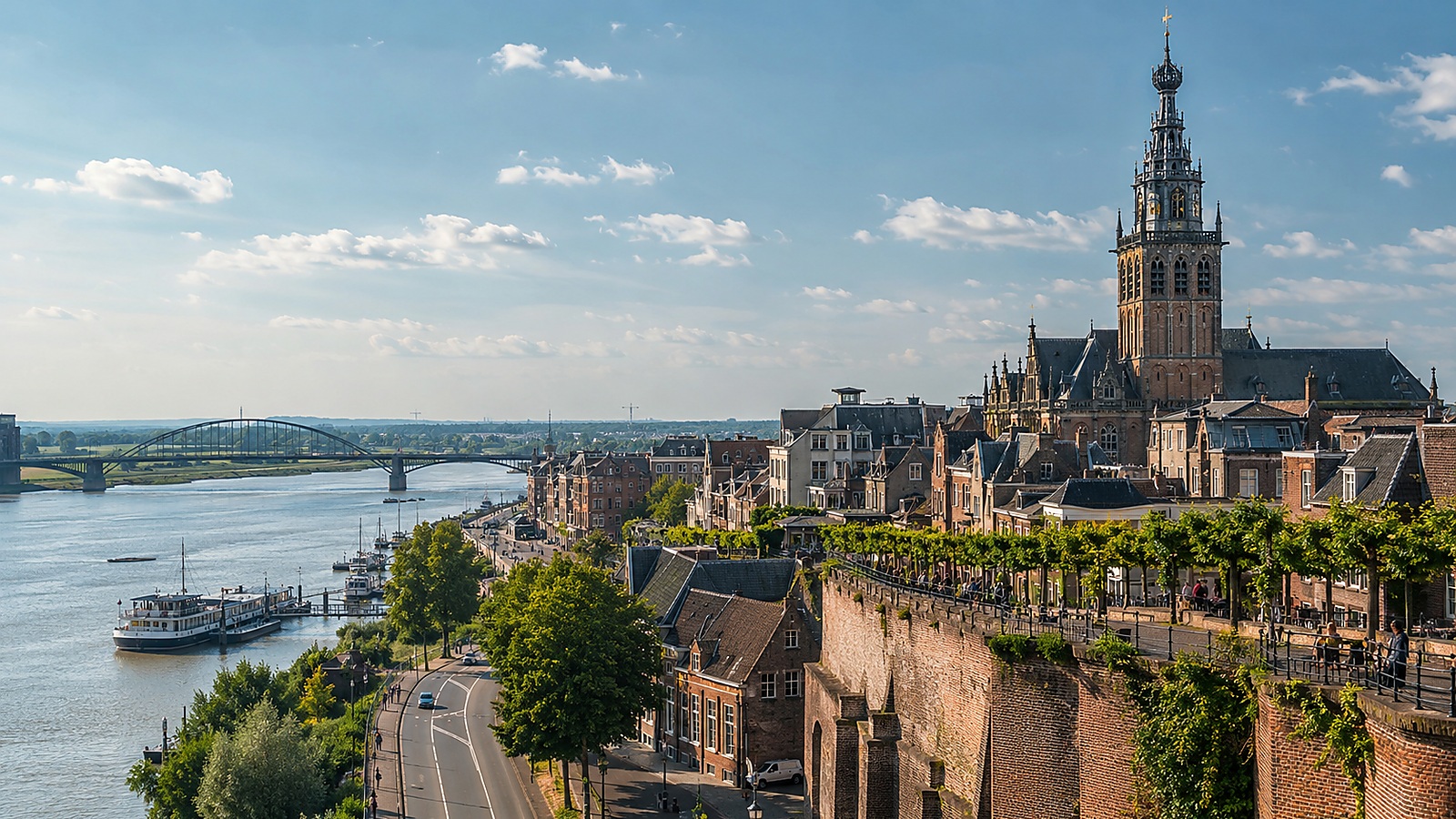 Nijmegen Waal riverfront