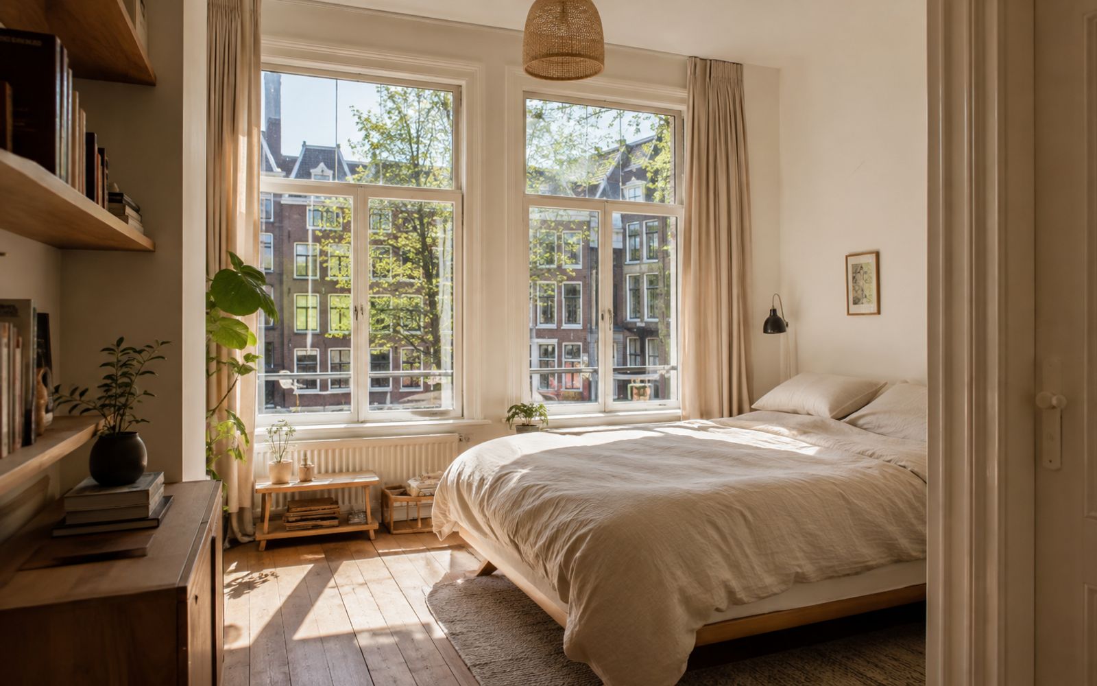 A bright rental apartment interior